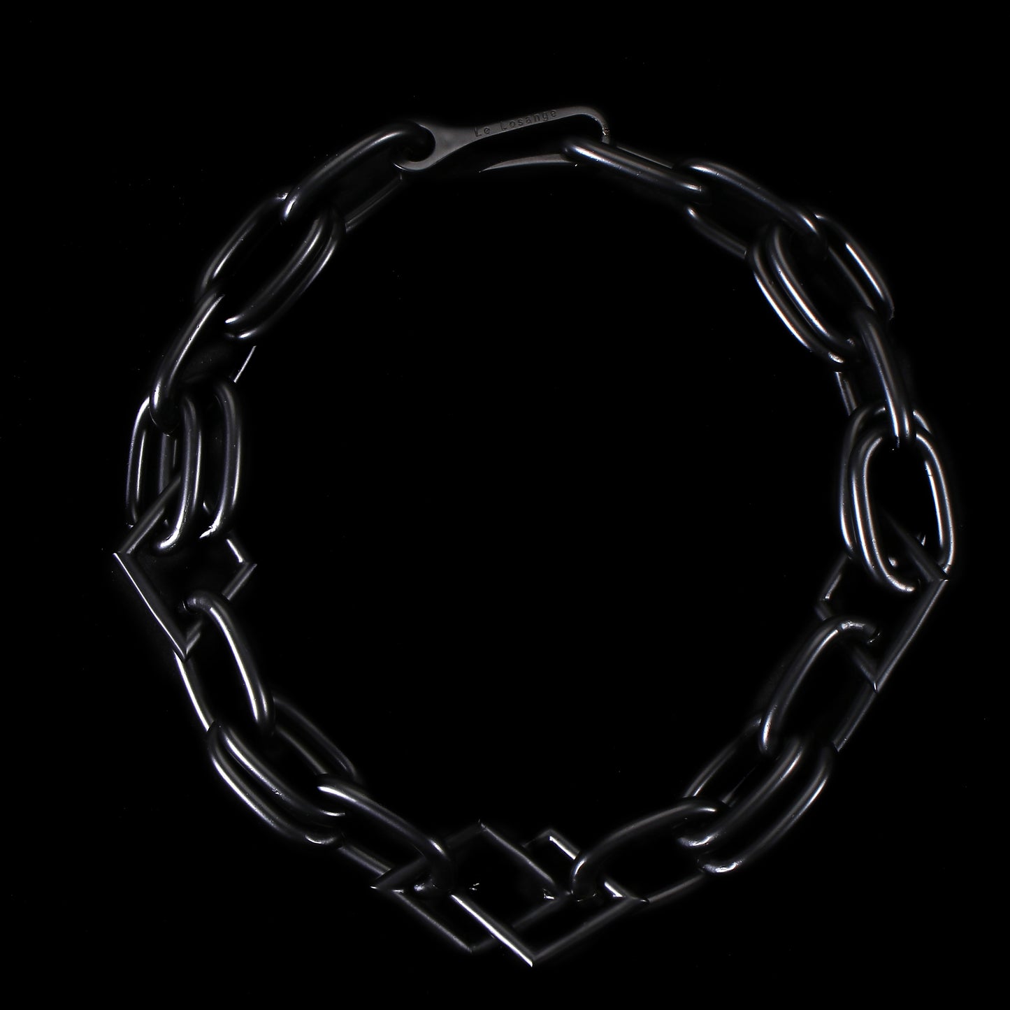 DOUBLE RHOMBUS CHOKER BLACK